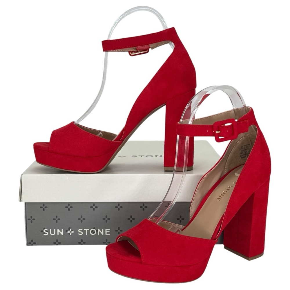 Sun + Stone Red Heels